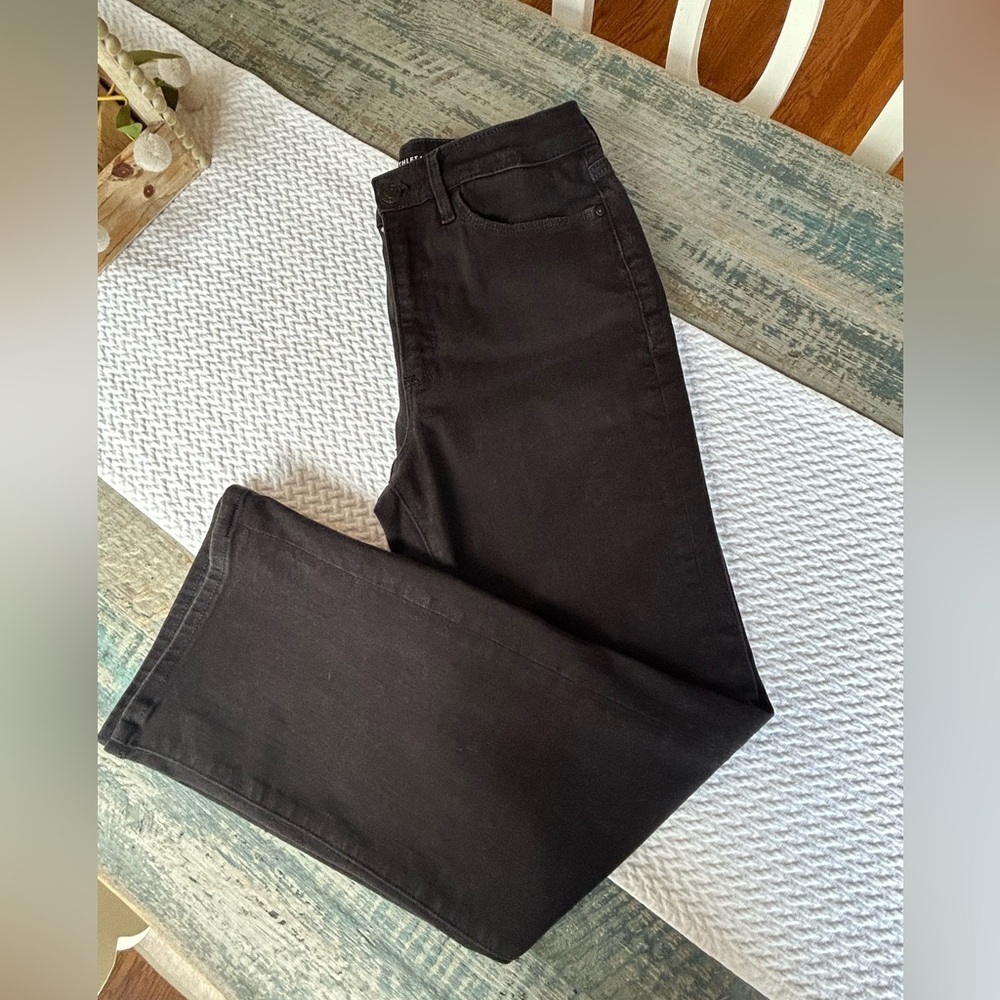 Athleta Sculptek Black Cropped Ankle Jeans